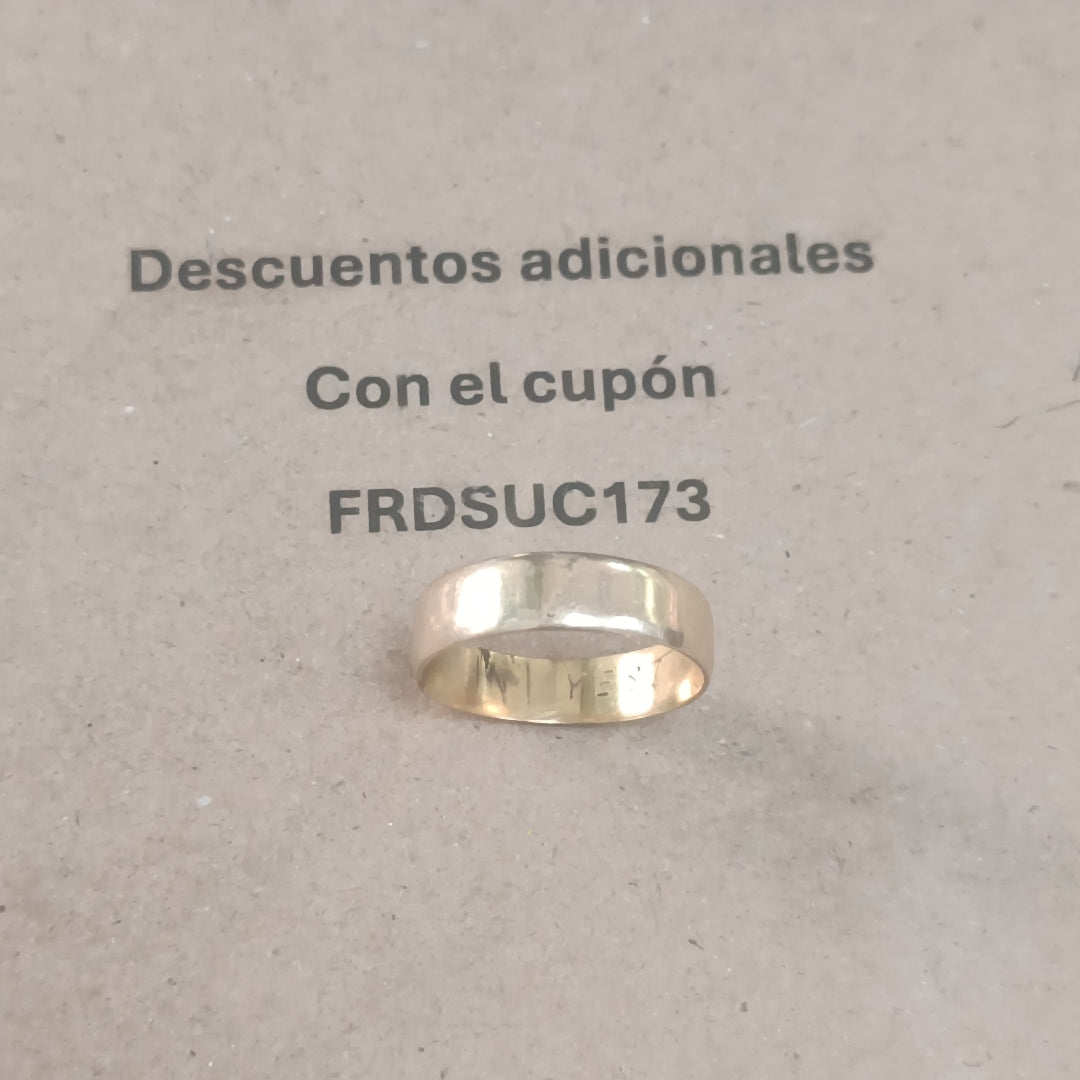 ARGOLLA ORO 10 K 3.7 GRMS (SEMINUEVO)