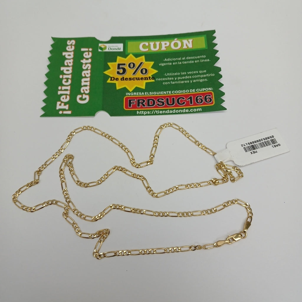 CADENA 3X1 5.6G 60 CM (NUEVO)