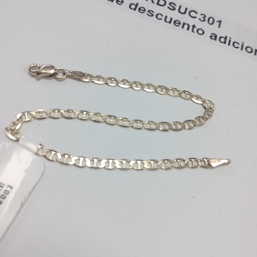 PULSERAS TEJIDO GUCHI ORO 14K 16 CM 2 GR (NUEVO)