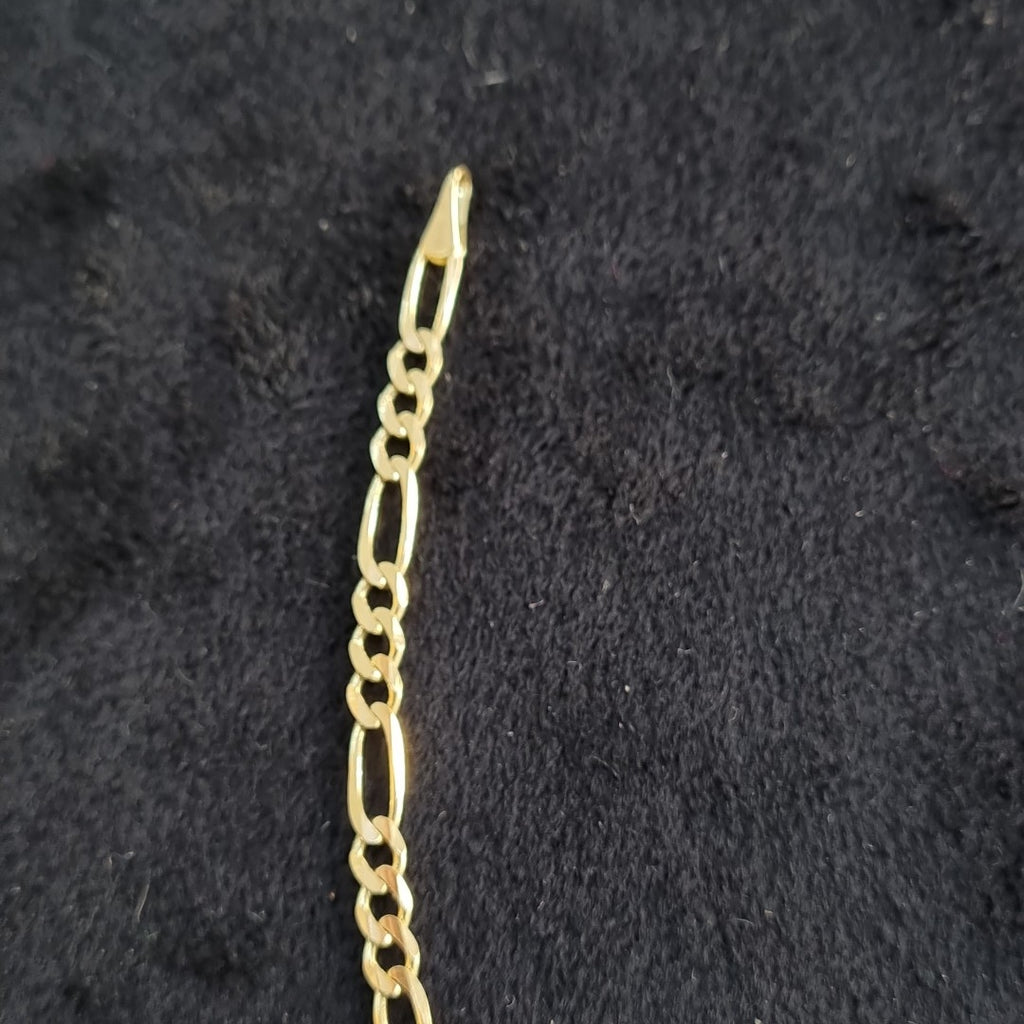 PULSERAS 3X1 ORO 14K 21 CM 3.3 GR (NUEVO)