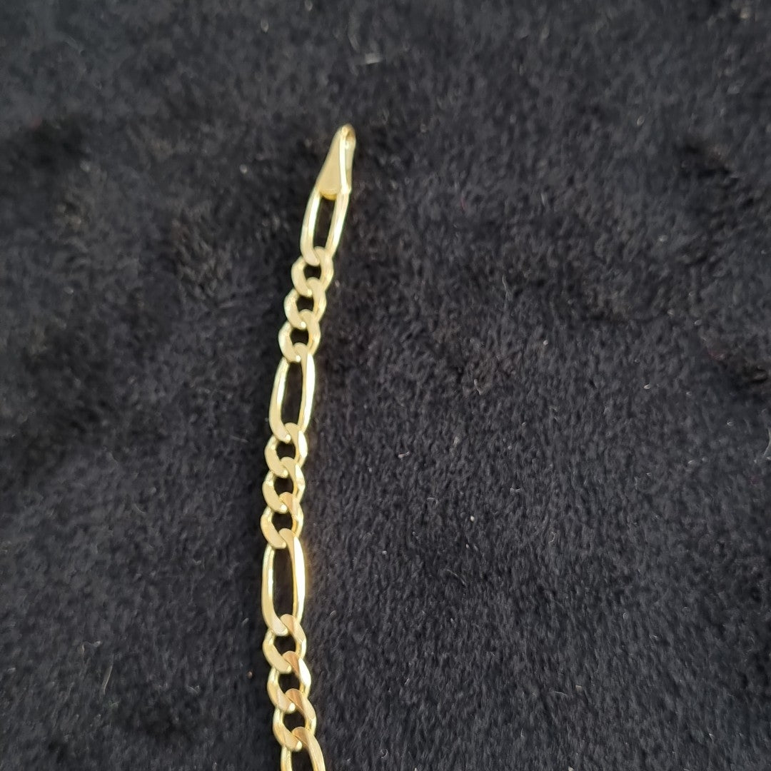 PULSERAS 3X1 ORO 14K 21 CM 3.3 GR (NUEVO)