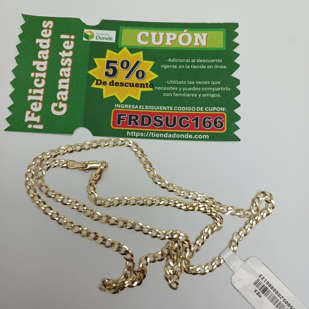 CADENA BARBADA 8.8G 55 CM (NUEVO)