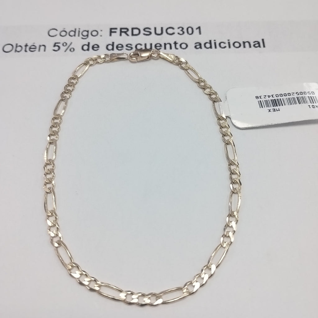 PULSERAS 3X1 ORO 14K 21 CM 3.3 GR (NUEVO)