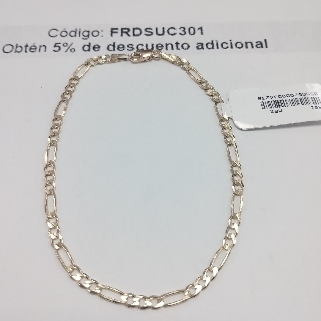 PULSERAS 3X1 ORO 14K 21 CM 3.3 GR (NUEVO)
