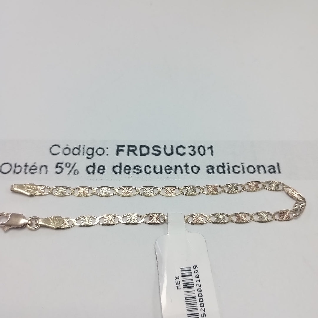 PULSERAS TEJIDO GUCHI ORO 10K 18 CM 2.7 GR (NUEVO)