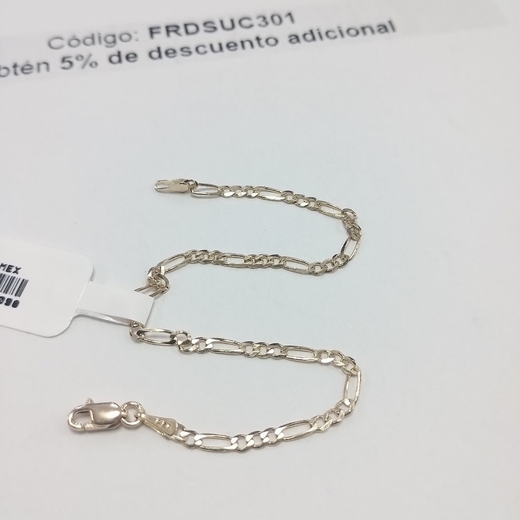 PULSERAS 3X1 ORO 14K 18 CM 1.8 GR (NUEVO)
