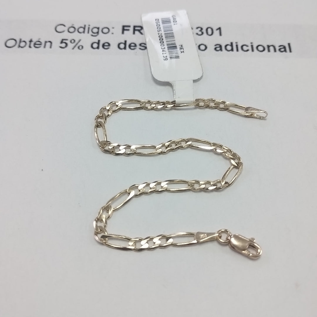 PULSERAS 3X1 ORO 14K 18 CM 2.9 GR (NUEVO)