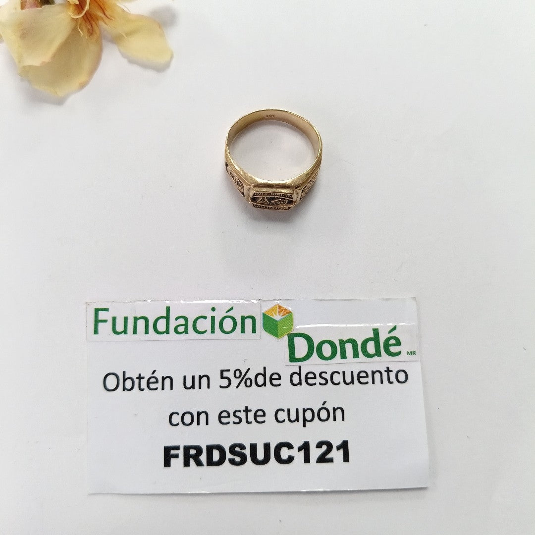 ANILLO ORO 10 K 3.6 GRMS (SEMINUEVO)