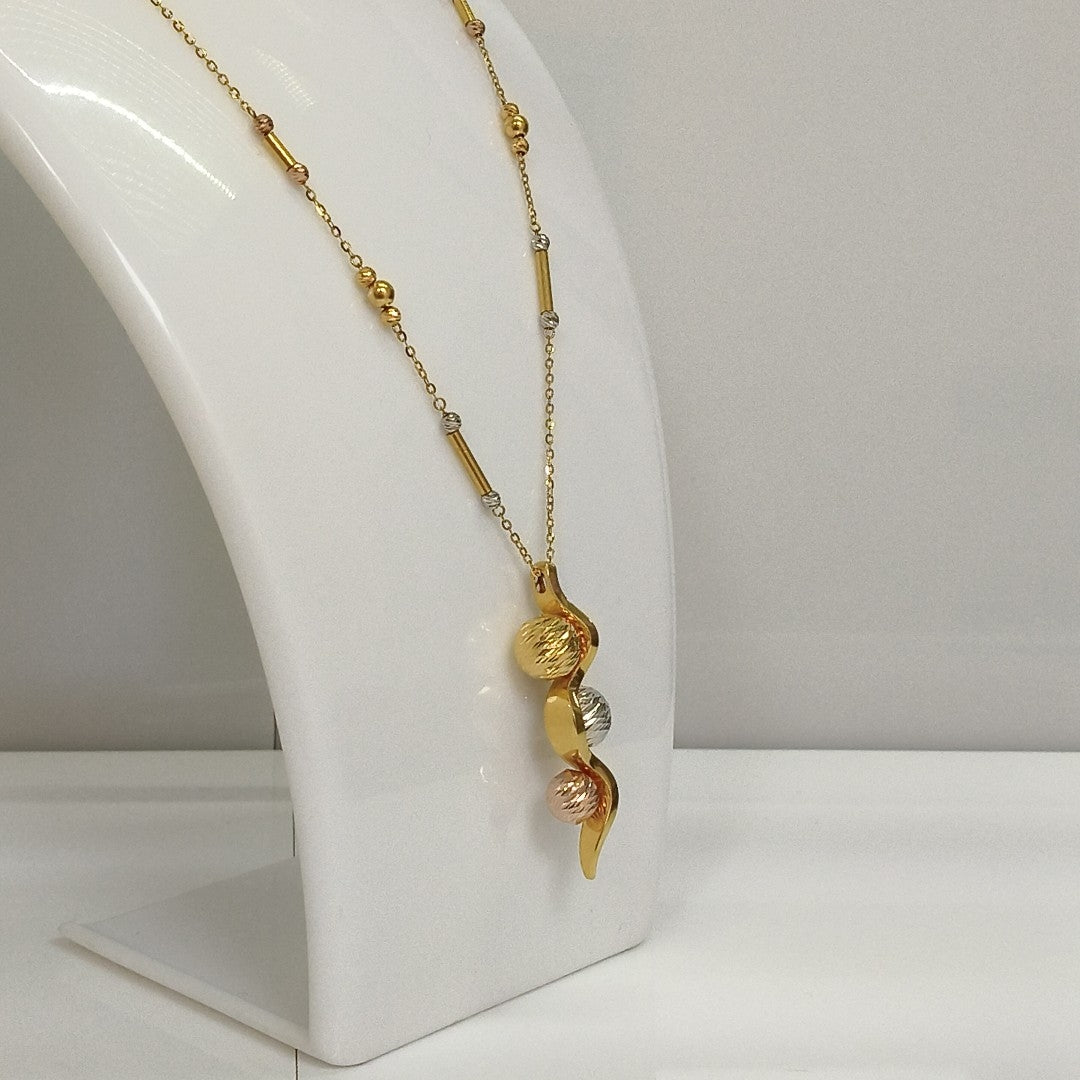 GARGANTILLA ORO, ORO COMBINADO 18 K 7 GRMS (SEMINUEVO)
