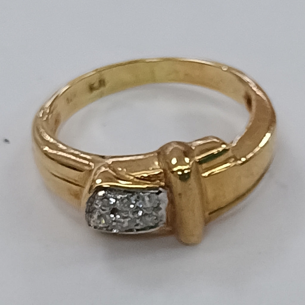 ANILLO ORO 14 K 4.5 GRMS (SEMINUEVO)