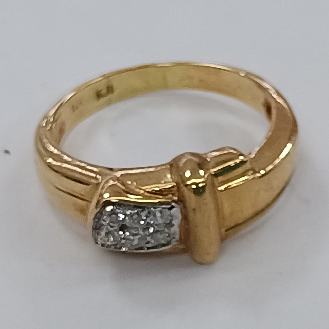 ANILLO ORO 14 K 4.5 GRMS (SEMINUEVO)