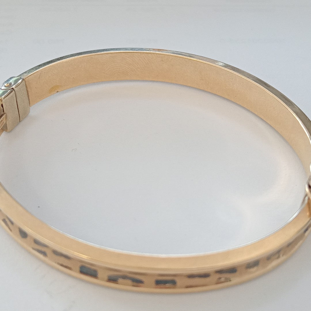 PULSERA RIGIDA ORO 14 K 9.2 GRMS (SEMINUEVO)