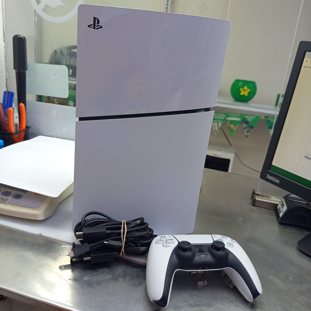 CONSOLA DE VIDEOJUEGO SONY PS5 SLIM DIGITAL 1 TB SSD (SEMINUEVO)