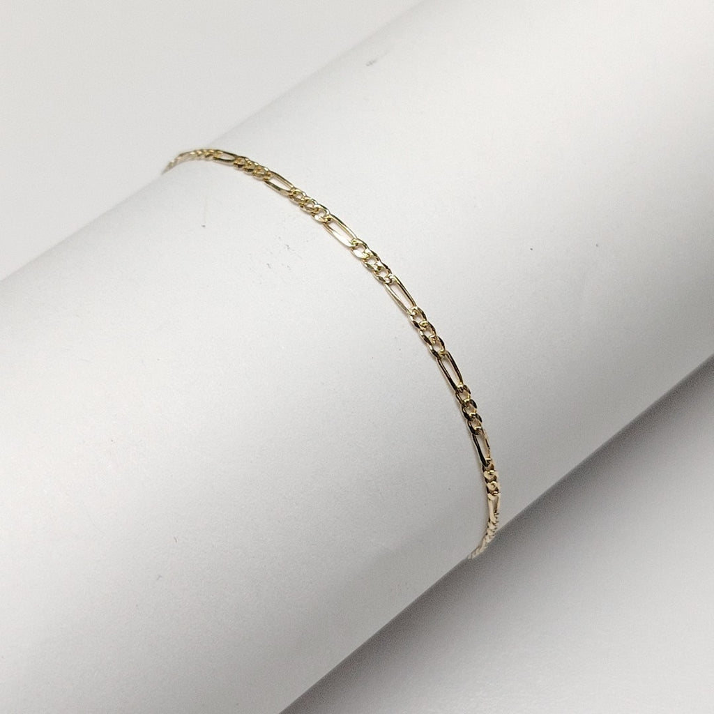 PULSERAS 3X1 ORO 14K 18 CM 1.5 GR (NUEVO)