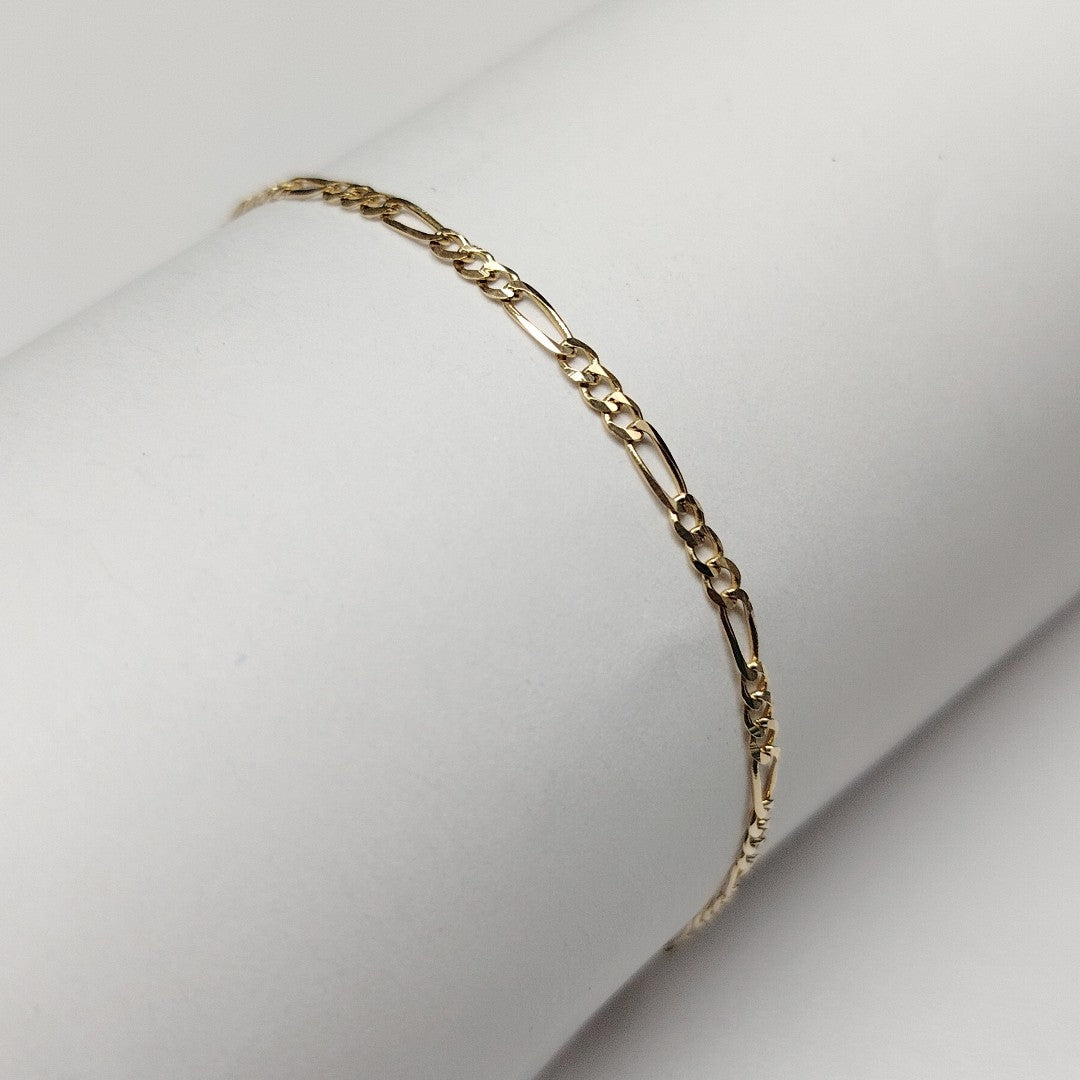 PULSERAS 3X1 ORO 14K 18 CM 1.8 GR (NUEVO)
