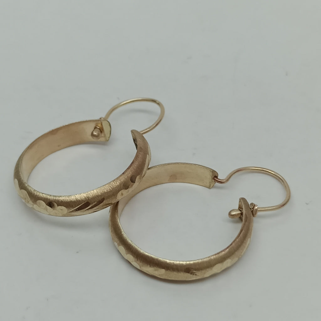 ARRACADAS PAR ORO 10 K 1.8 GRMS (SEMINUEVO)