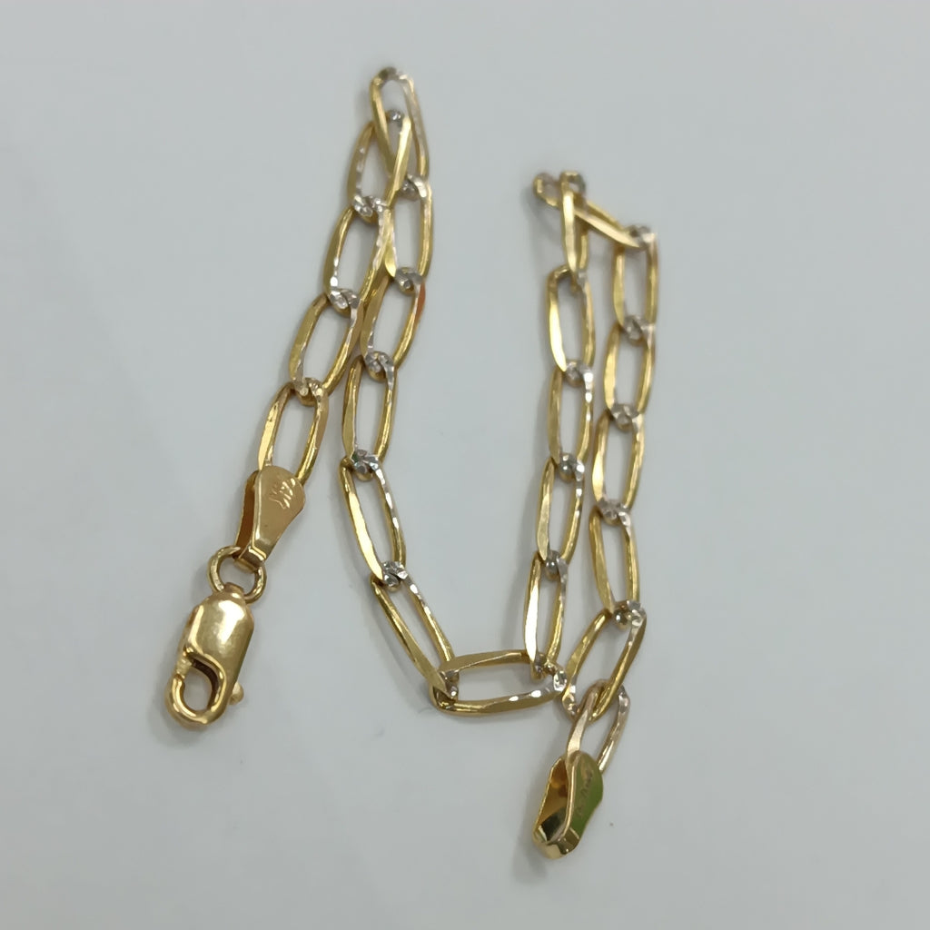 PULSERA TEJIDO ESLABONES 4.6G 21 CM (NUEVO)