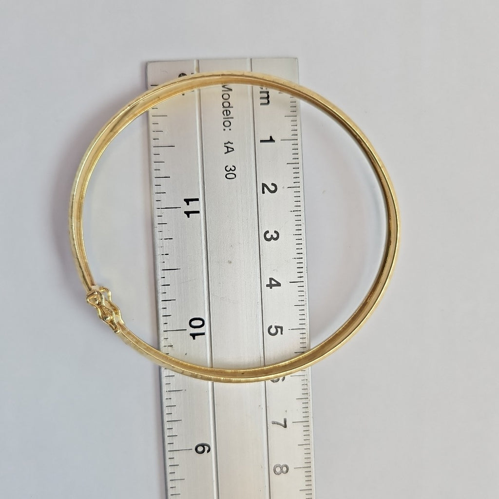 PULSERA RIGIDA ORO 14 K 6,00 GRMS (SEMINUEVO)