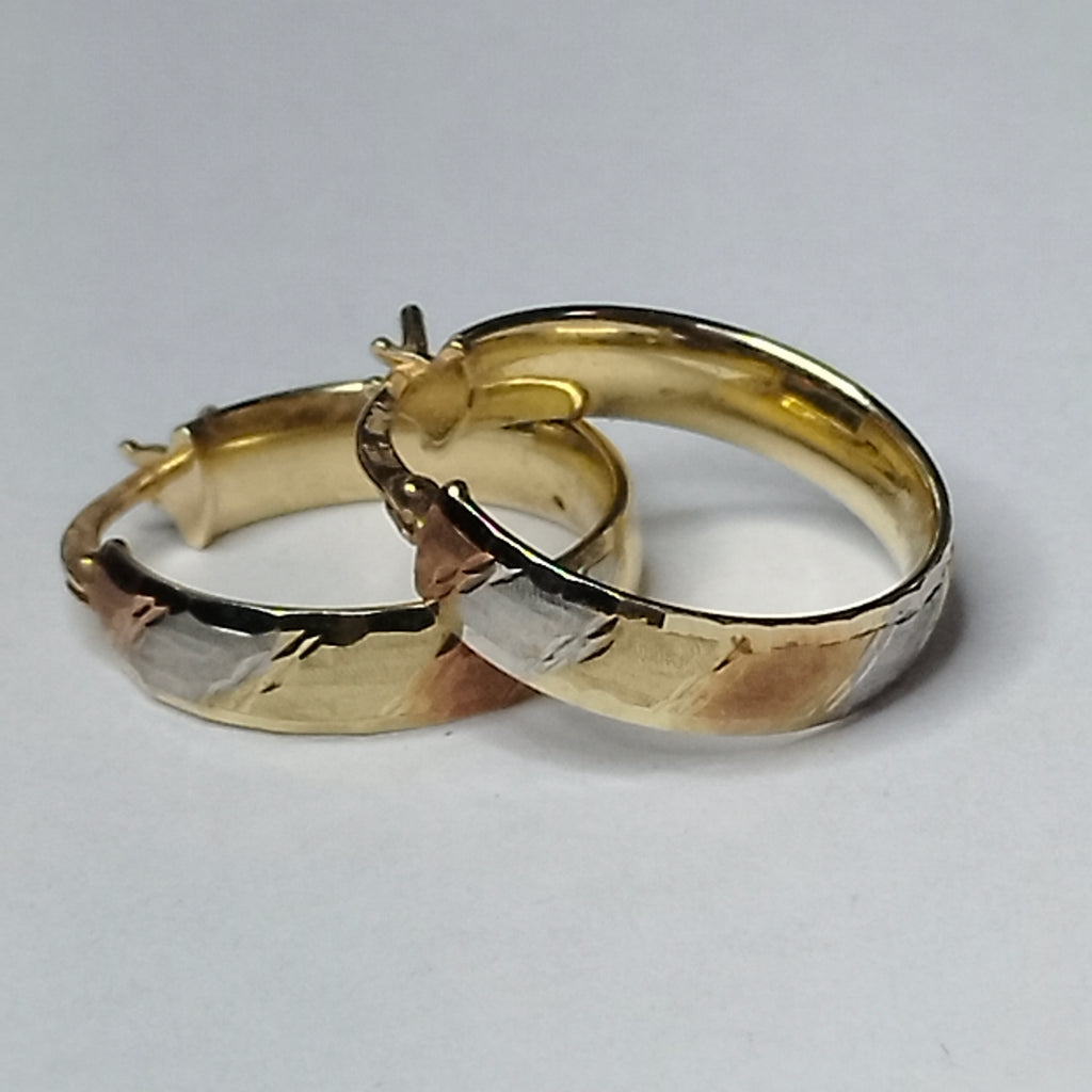ARRACADAS PAR ORO 10 K 1.7 GRMS (SEMINUEVO)