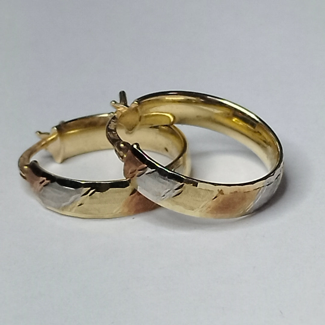 ARRACADAS PAR ORO 10 K 1.7 GRMS (SEMINUEVO)