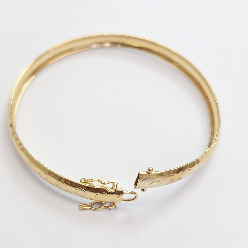 PULSERA RIGIDA ORO 14 K 6,10 GRMS (SEMINUEVO)