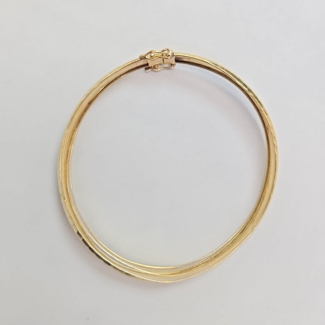 PULSERA RIGIDA ORO 14 K 5,60 GRMS (SEMINUEVO)