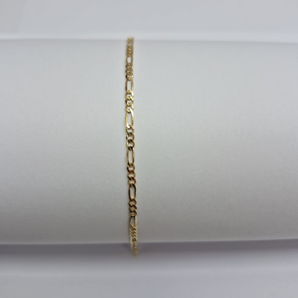PULSERAS 3X1 ORO 14K 18 CM 1.8 GR (NUEVO)