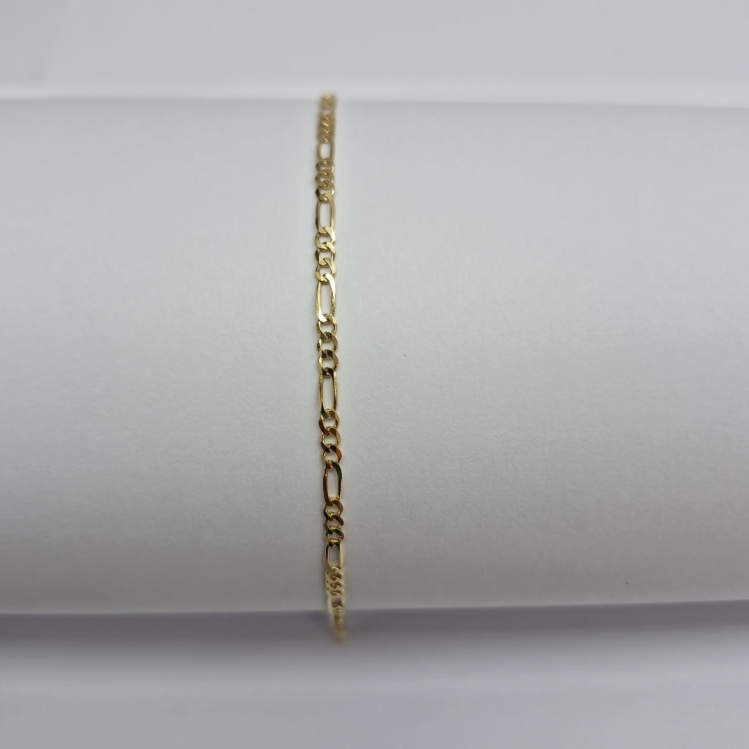 PULSERAS 3X1 ORO 14K 18 CM 1.8 GR (NUEVO)