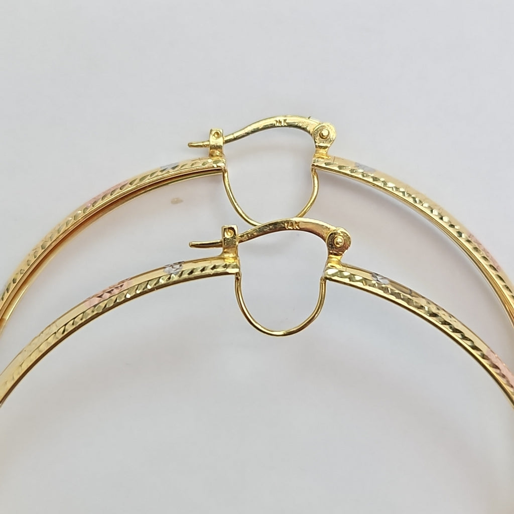 ARRACADAS PAR ORO 14 K 7,70 GRMS (SEMINUEVO)