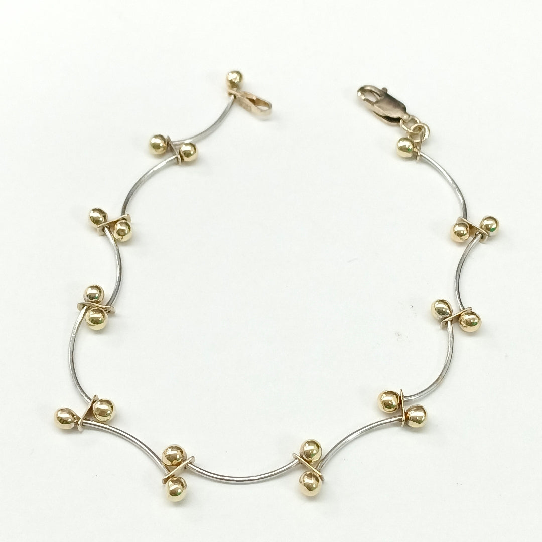 PULSERA ORO 14 K 3.8 GRMS (SEMINUEVO)