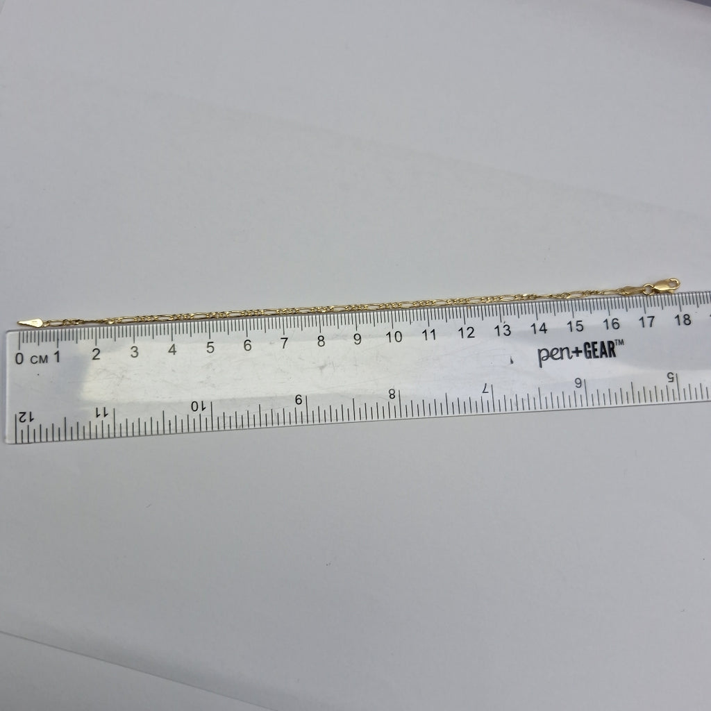 PULSERAS 3X1 ORO 14K 18 CM 1.5 GR (NUEVO)
