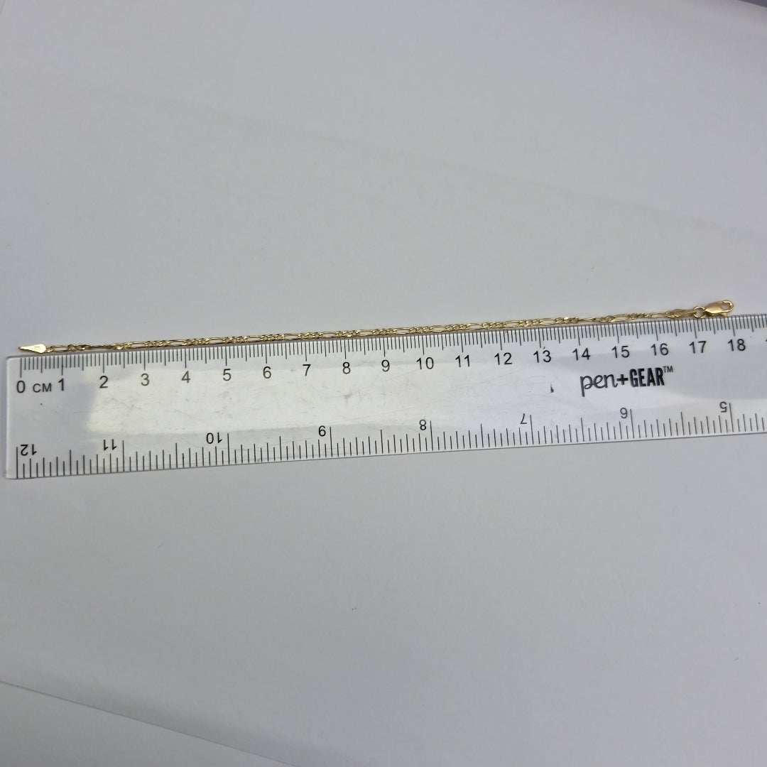 PULSERAS 3X1 ORO 14K 18 CM 1.5 GR (NUEVO)