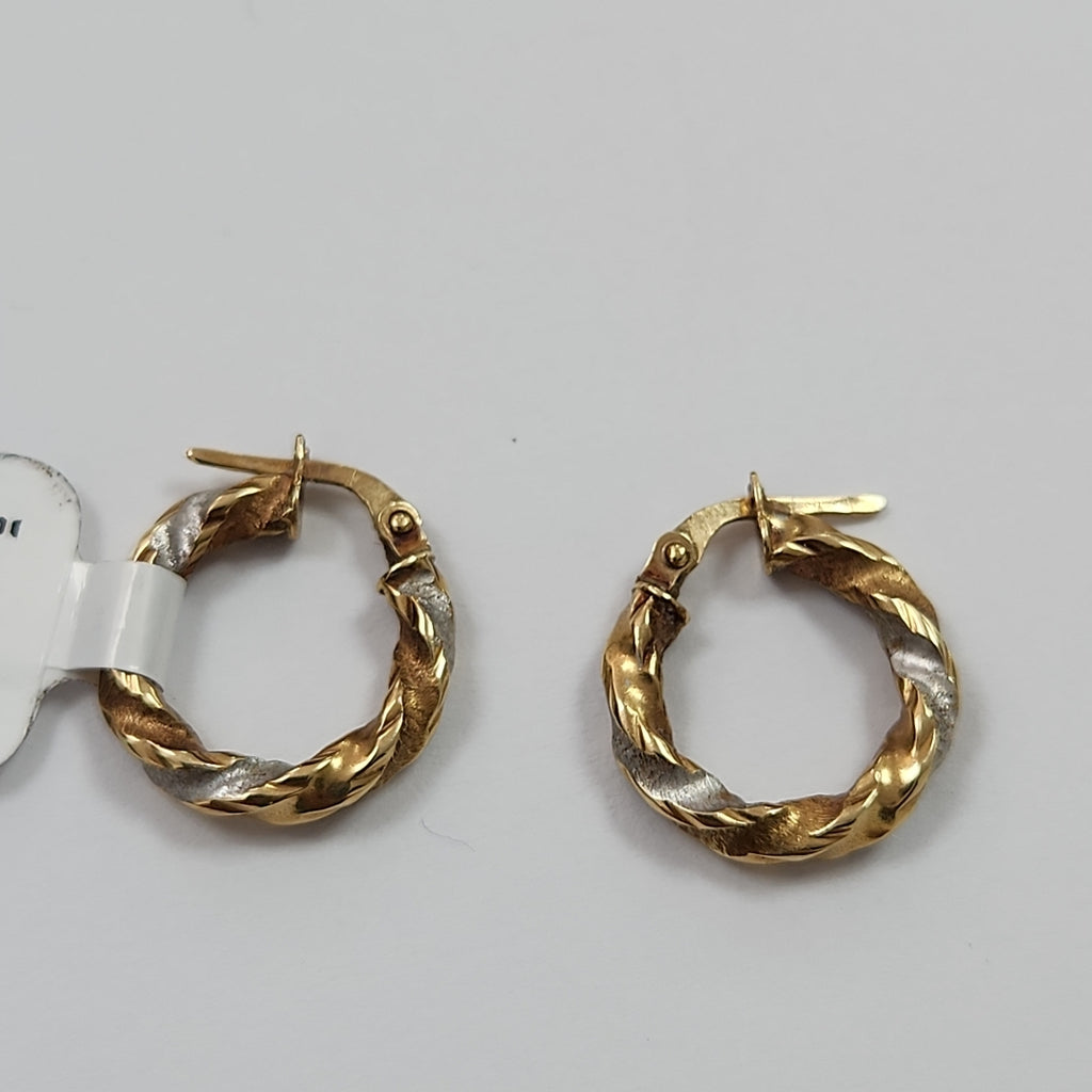 ARRACADAS PAR ORO 14 K 1.2 GRMS (SEMINUEVO)