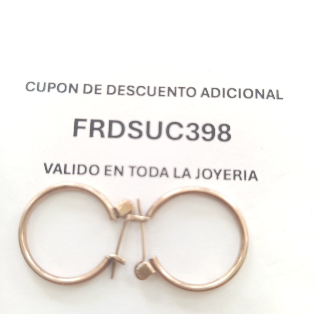 ARRACADAS PAR ORO 8 K 1.8 GRMS (SEMINUEVO)