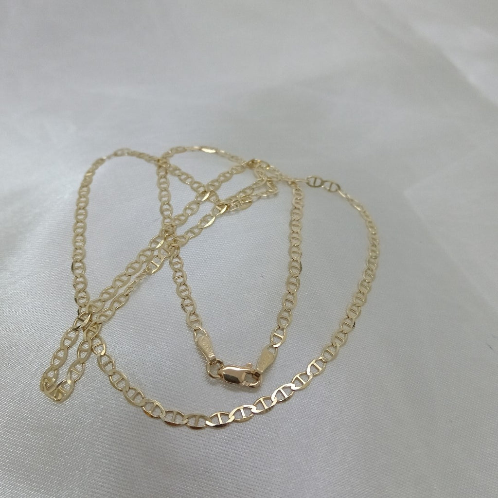 CADENAS TEJIDO GUCHI ORO 10K 60 CM 4.2 GR (NUEVO)