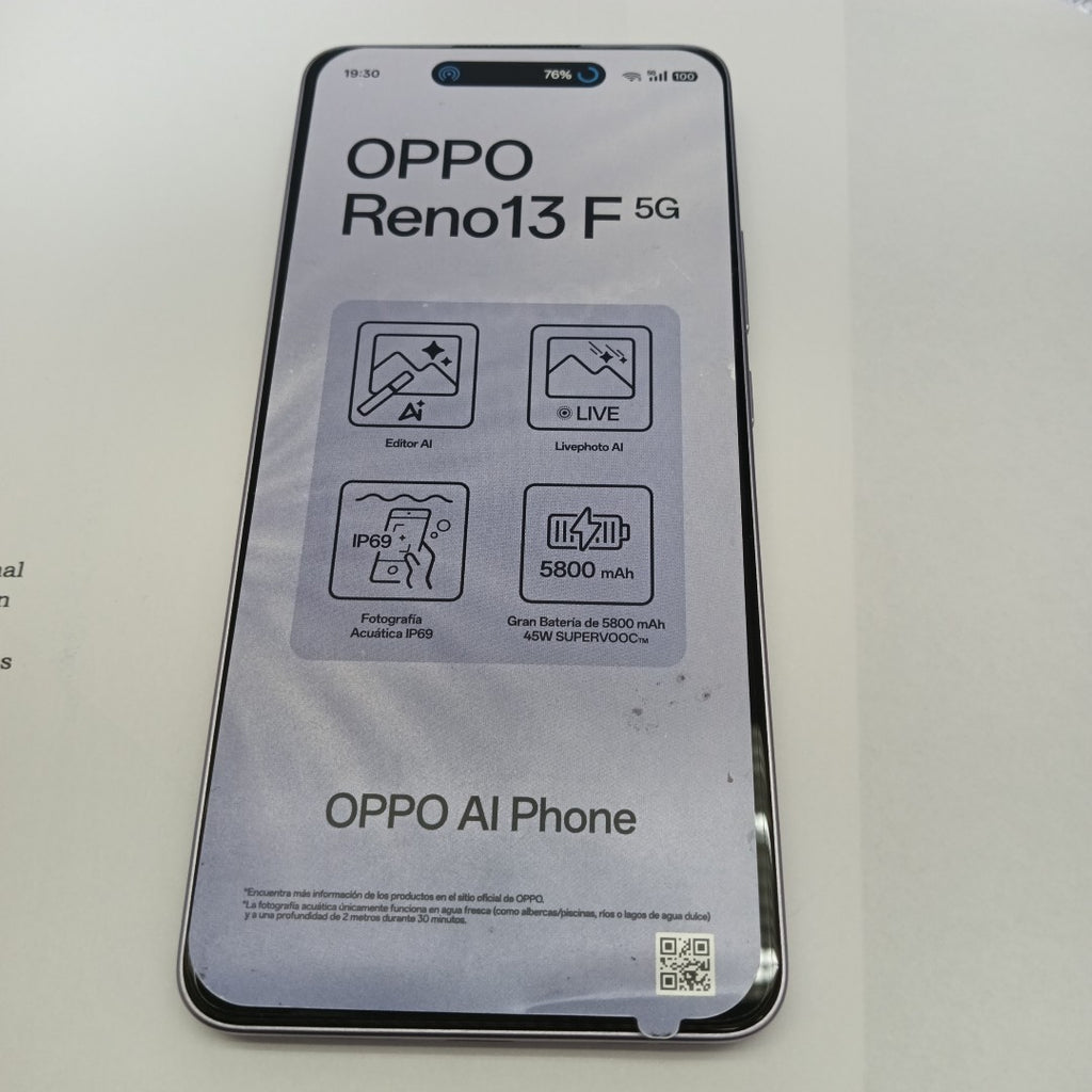 CELULAR OPPO RENO 13F 5G CPH2699 (2025) 256 GB 12 GB RAM (SEMINUEVO)