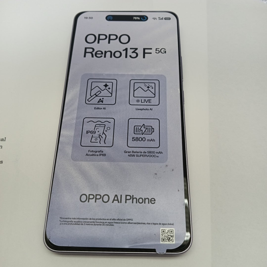 CELULAR OPPO RENO 13F 5G CPH2699 (2025) 256 GB 12 GB RAM (SEMINUEVO)