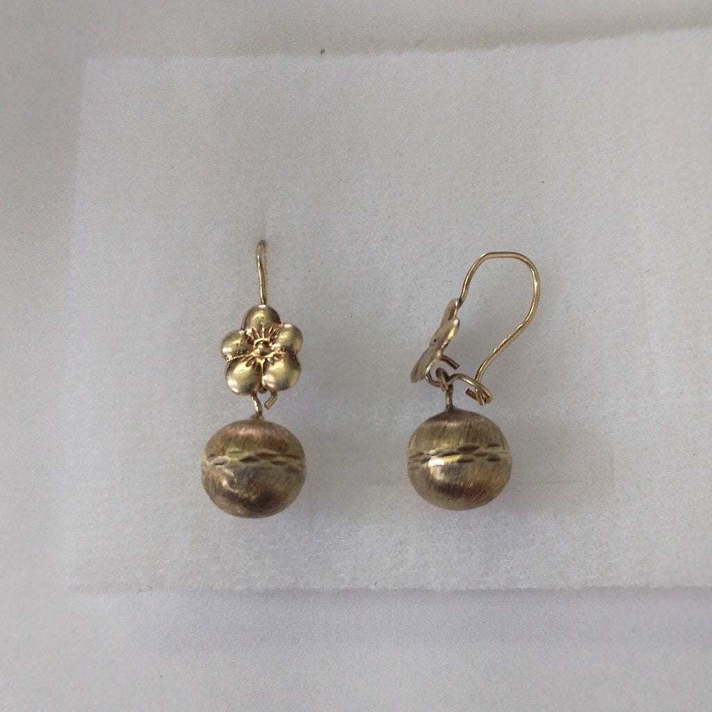 ARETES PAR ORO 10 K 2.1 GRMS (SEMINUEVO)