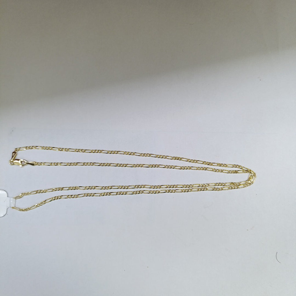 CADENAS 3X1 ORO 14K 55 CM 4 GR (NUEVO)