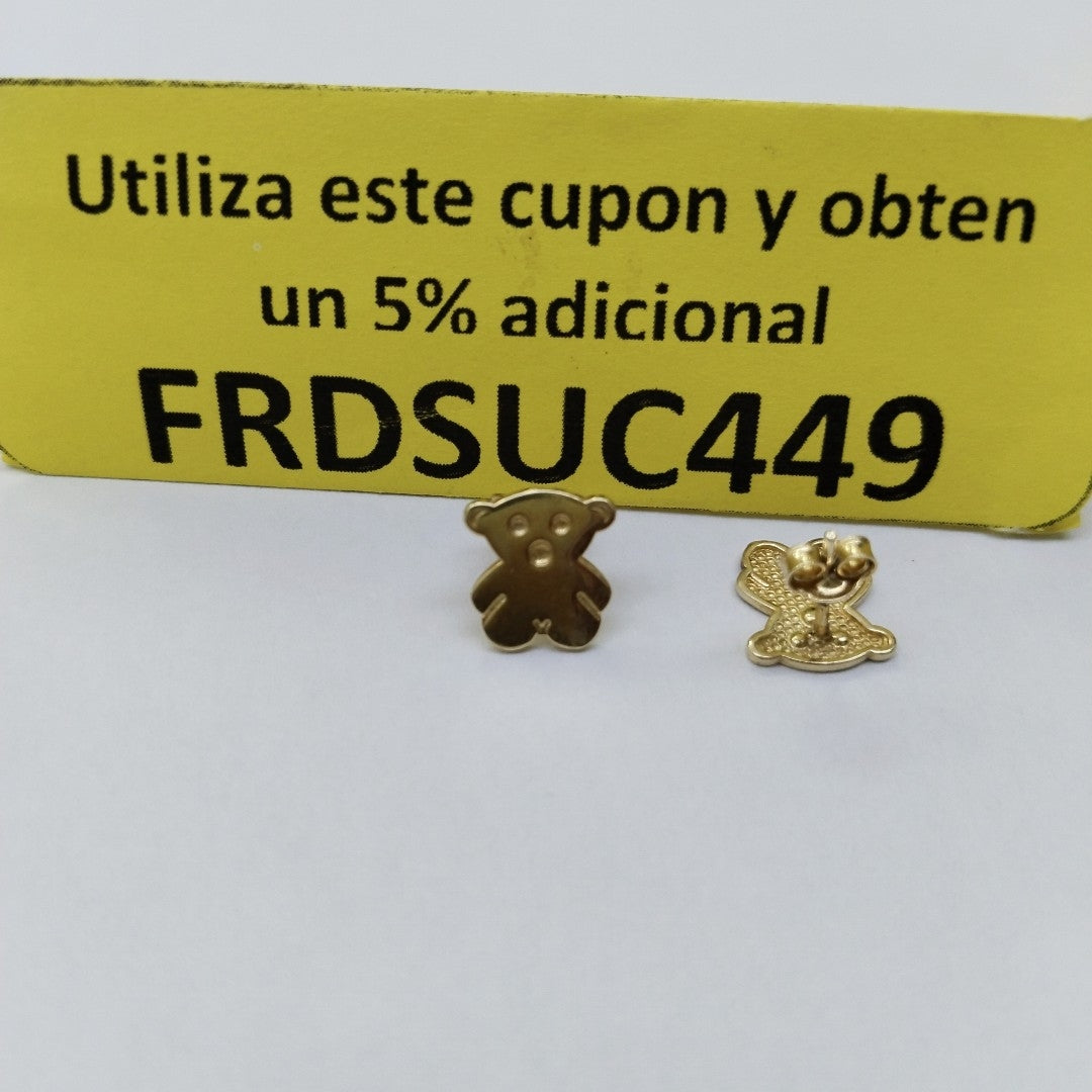 BROQUELES PAR ORO 14 K 1,50 GRMS (SEMINUEVO)