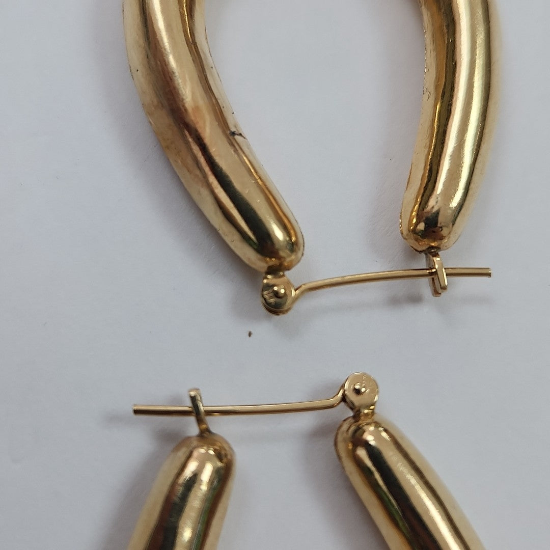 ARRACADAS PAR ORO 14 K 5,30 GRMS (SEMINUEVO)