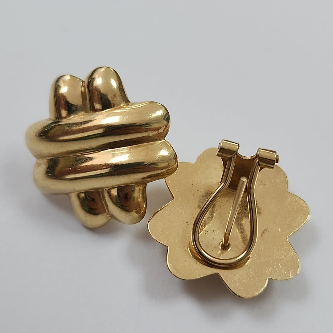 ARETES PAR ORO 14 K 6,00 GRMS (SEMINUEVO)