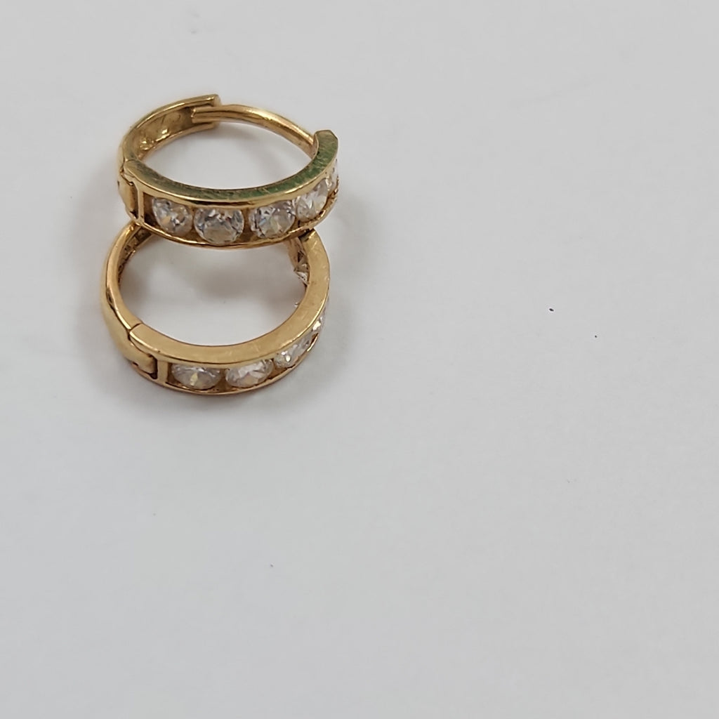 ARRACADAS PAR ORO 14 K 1,20 GRMS (SEMINUEVO)