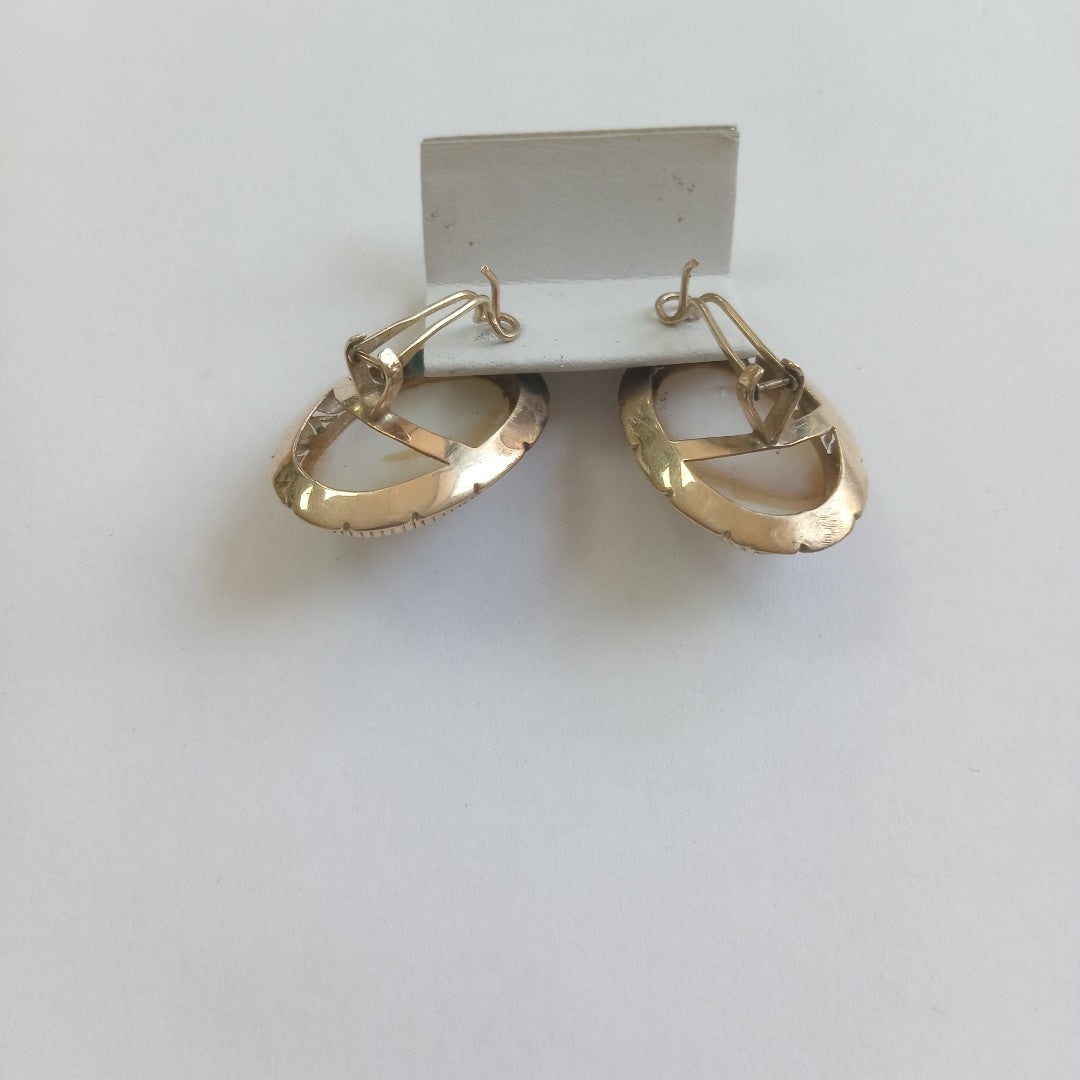 ARETES PAR ORO 10 K 10.4 GRMS (SEMINUEVO)
