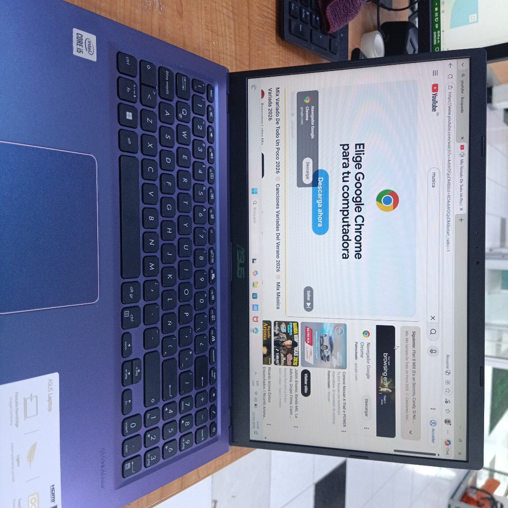 LAPTOP ASUS X515JA-BR2767W (2022) 1 TB + 128 GB SSD 8 GB RAM (SEMINUEVO)