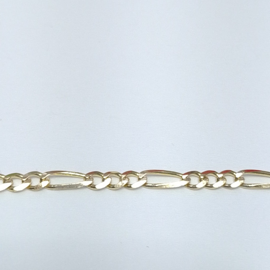 PULSERAS TEJIDO 3X1 ORO 14K 18 CM 1.9 GR (NUEVO)