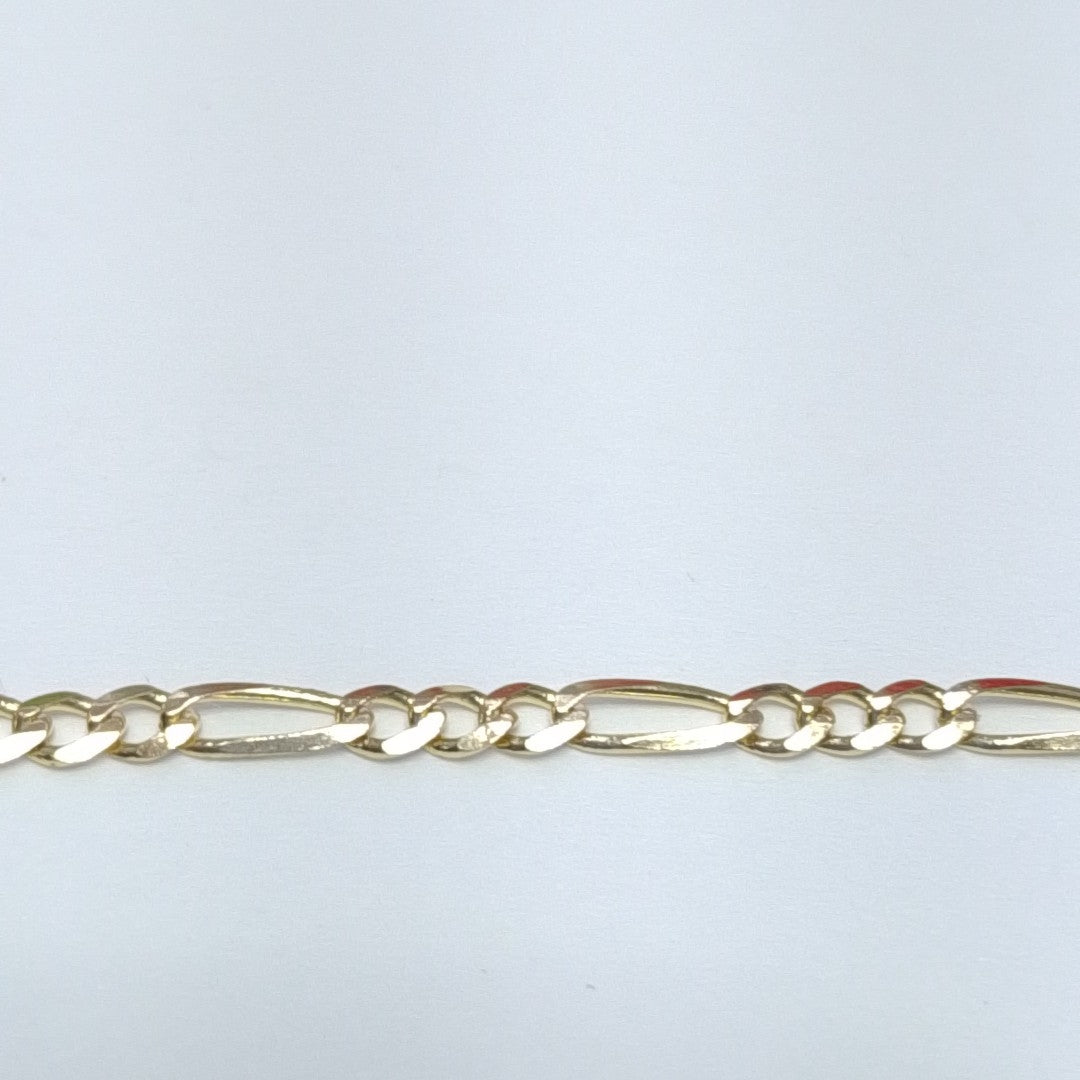 PULSERAS TEJIDO 3X1 ORO 14K 18 CM 1.9 GR (NUEVO)