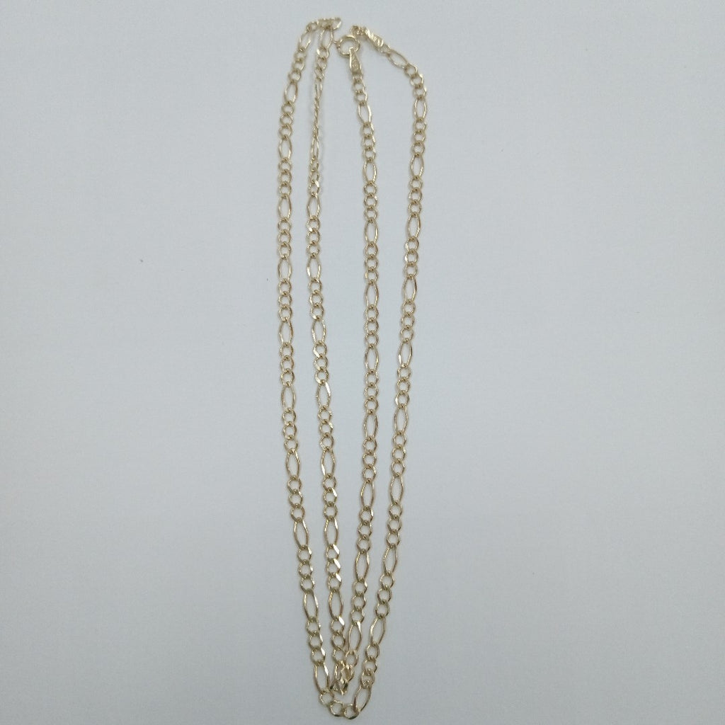 CADENAS TEJIDO 3X1 ORO 10K 60 CM 4.6 GR (NUEVO)