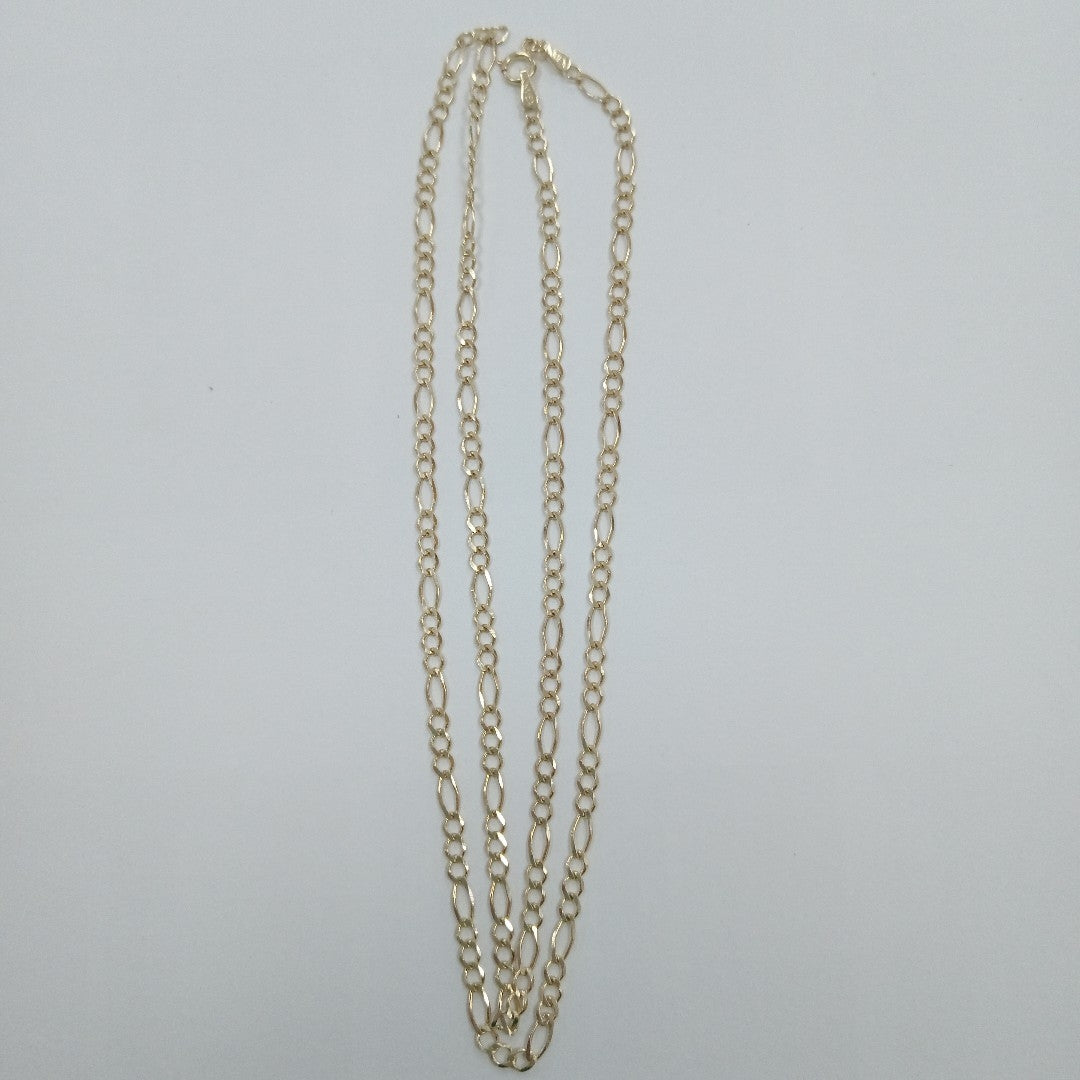 CADENAS TEJIDO 3X1 ORO 10K 60 CM 4.6 GR (NUEVO)