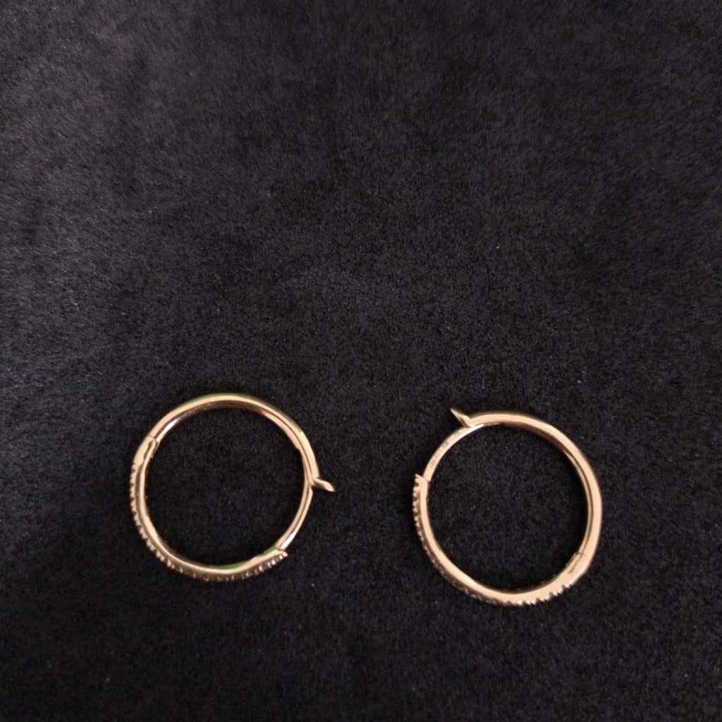 ARRACADAS PAR ORO 14 K 1.8 GRMS (SEMINUEVO)